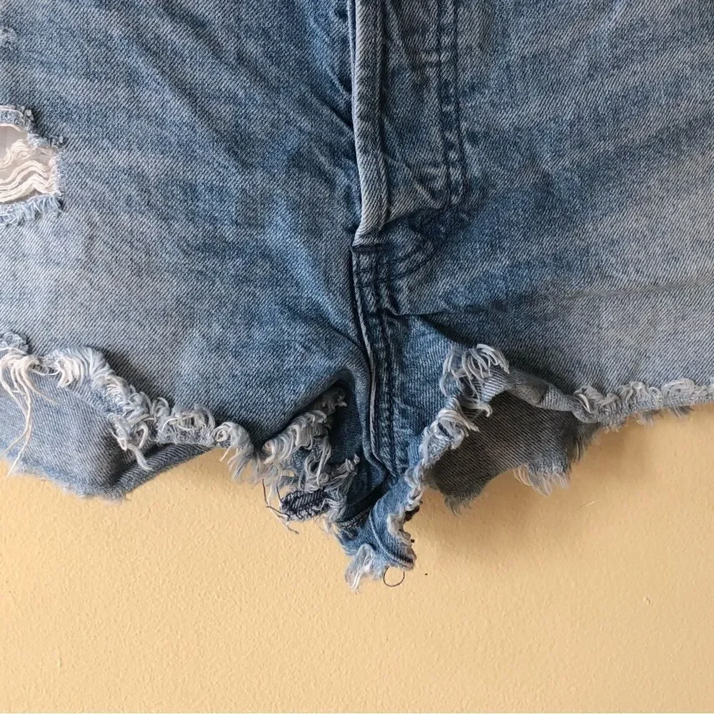 Abercrombie and Fitch High Rise Jean Shorts